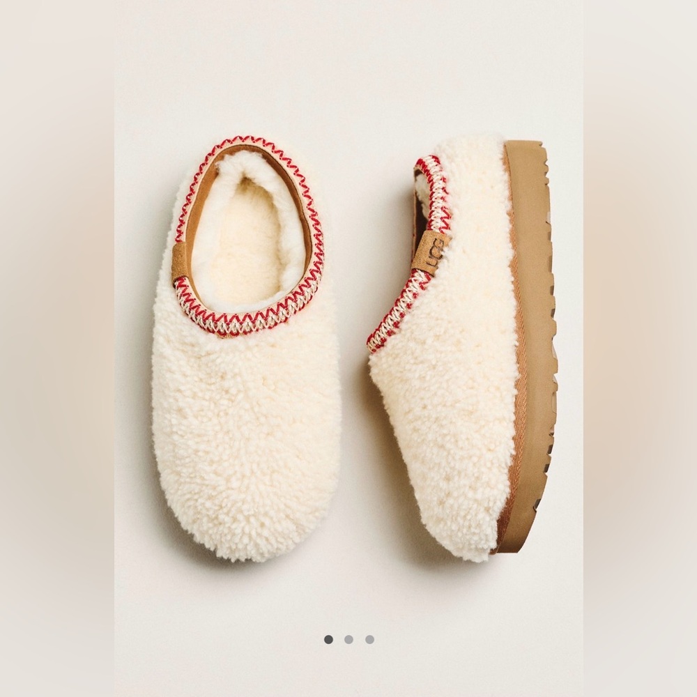 UGG Tasman Maxi Curly Faux-Shearling Slippers Clog  10